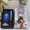 LUIGI Amber Kushlight Indica 2G live resin liquid diamond disposable vape with 0.5G infused pre-roll